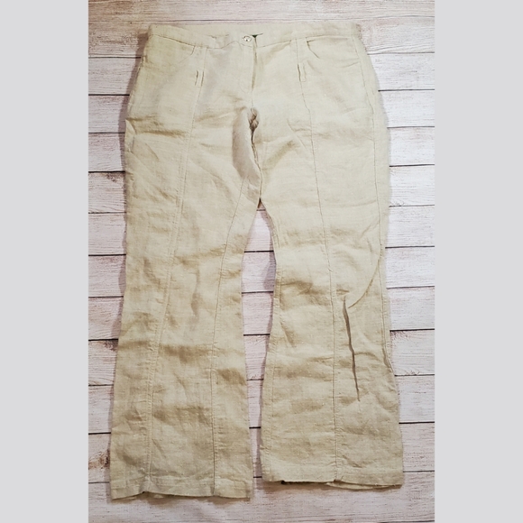 Ecolution Pants - Ecolution Eco Hemp Pants Tan Size XL Summer Woven